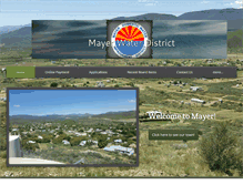 Tablet Screenshot of mayerwaterdistrict.com